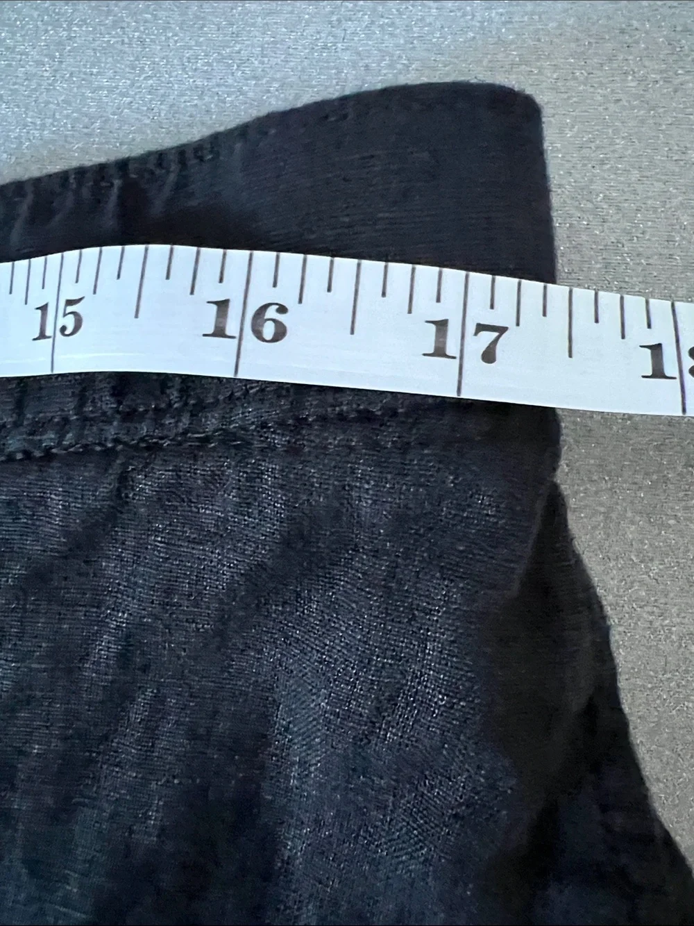 J. Crew | Black 100% Linen Shorts #CH874 Size L